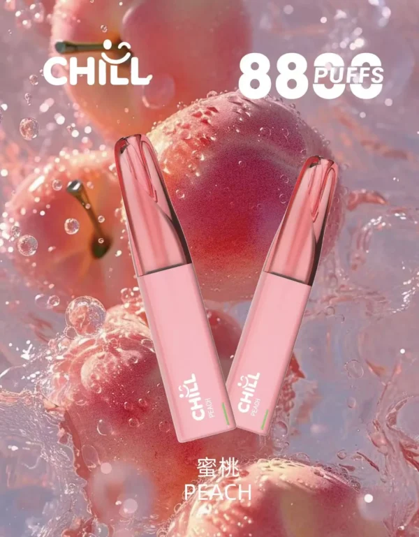 CHILL--6_1800x 【新品上市】💨CHILL 拋棄式電子煙✨8800口超長續航💥 10種人氣口味任你選🍇🍑 高顏值+爆煙感🔥 一抽上癮!