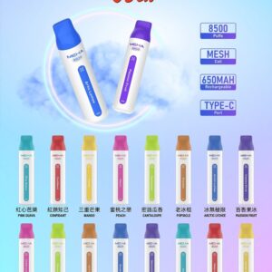 MEHA魅嗨8500口🔥本月新品上市💨超強續航可充電拋棄式！買十再送一💥